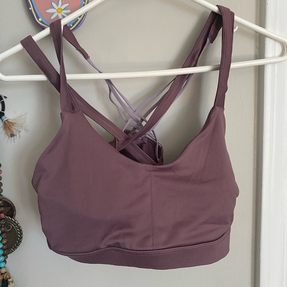 Champion Purple Strappy Sports Bra